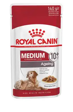 Pets Place Royal Canin Medium Ageing 10+ Natvoer - Hondenvoer - 10x140 g aanbieding