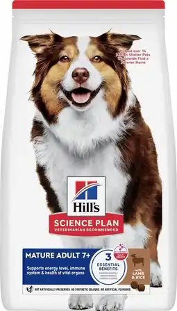 Pets Place Hill's Canine Mature Adult Medium - Hondenvoer - Lam Rijst 2.5 kg aanbieding