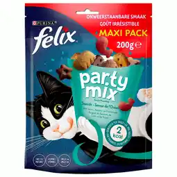 Pets Place Felix Partymix Seaside - Kattensnack - Mix 200 g aanbieding