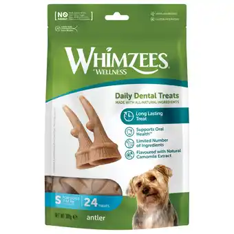 Pets Place Whimzees Antler Stazak - Hondensnacks - 24 stuks Small aanbieding