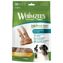 Pets Place Whimzees Antler Stazak - Hondensnacks - 12 stuks Medium aanbieding