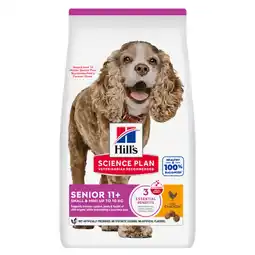 Pets Place Hill's Canine Senior 11plus Small Mini - Hondenvoer - Kip 1.5 kg aanbieding