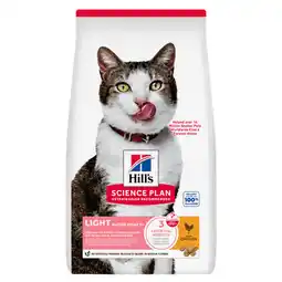 Pets Place Hill's Feline Senior Adult Light - Kattenvoer - Kip 1.5 kg aanbieding