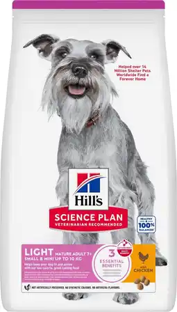 Pets Place Hill's Feline Senior Adult Light - Kattenvoer - Kip 1.5 kg aanbieding