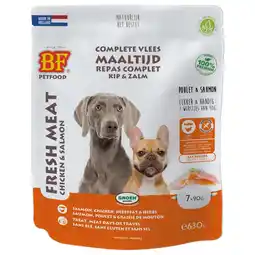 Pets Place Bf Vleesvoeding Compleet - Hondenvoer - Zalm 7x90 g aanbieding