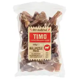 Pets Place Timo Bullepeespuntjes - Hondensnacks - 400 g aanbieding