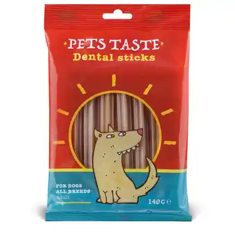 Pets Place Pets Taste Flex Dental - Hondensnacks - 140 g aanbieding