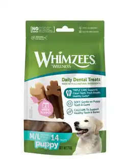 Pets Place Whimzees Puppy Value Bag - Hondensnacks - 14 stuks Puppy M/L aanbieding