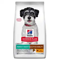 Pets Place Hill's Canine Adult Perfect Weight & Active Mobility Small&Mini Kip - Hondenvoer aanbieding