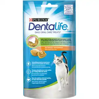 Pets Place Purina Dentalife Denta Care Snacks - Kattensnack - Kip 40 g aanbieding