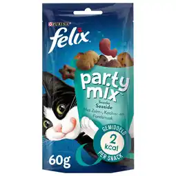 Pets Place Felix Partymix Seaside Mix - Kattensnack - Mix 60 g aanbieding