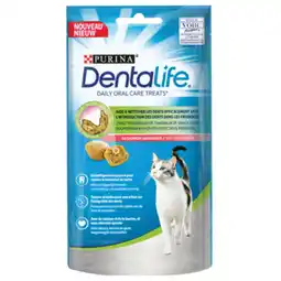 Pets Place Purina Dentalife Denta Care Snacks - Kattensnack - Zalm 40 g aanbieding
