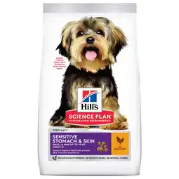 Pets Place Hill's Canine Adult Sensitive Stomach & Skin Small & Mini - Hondenvoer - Kip 1.5 kg aanbieding