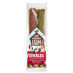 Pets Place Tiny Friends Farm Harry Hamster Christmas Hearts - Knaagdiersnack - Cranberry Appel 120 g aanbieding