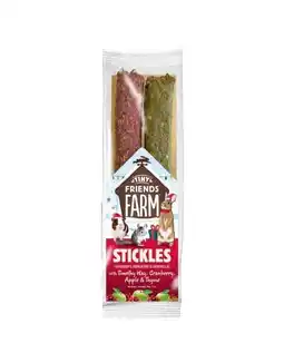 Pets Place Tiny Friends Farm Christmas Stickles - Knaagdiersnack - Cranberry Appel 100 g aanbieding