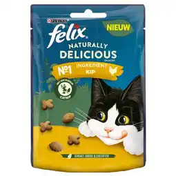 Pets Place Felix Naturally Delicious Catnip - Kattensnack - Kip 50 g aanbieding