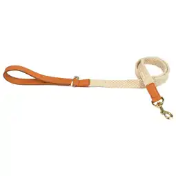 Pets Place Fantail Looplijn Tau - Hondenriem - 120 cm Lichtbruin aanbieding