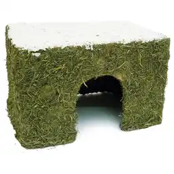 Pets Place Rosewood Winterhuis Met Sneeuw Medium - Kooi Accessoire - 27x20x18 cm Groen aanbieding