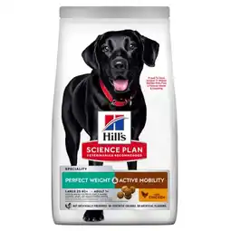 Pets Place Hill's Canine Adult Perfect Weight & Active Mobility Large Breed - Hondenvoer - Kip 12 kg aanbieding