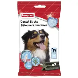 Pets Place Beaphar Dental Sticks Middel/Grote Hond - Hondensnacks - 182 g 7 stuks aanbieding