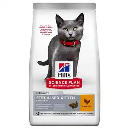 Pets Place Hill's Sterilised Kitten Kip - Kattenvoer aanbieding