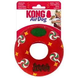 Pets Place Kong Holiday Xmas Airdog Donut - Hondenspeelgoed - Ø12 cm Medium aanbieding