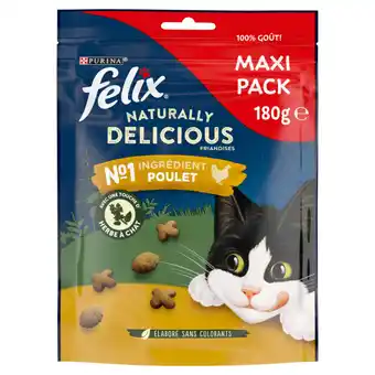 Pets Place Felix Naturally Delicious Catnip - Maxi Pack - Kattensnack - Kip 180 g aanbieding