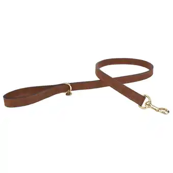 Pets Place Fantail Looplijn Nubu - Hondenriem - 120 cm Donkerbruin aanbieding