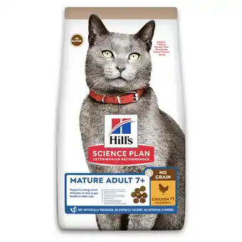 Pets Place Hill's Feline Mature Adult No Grain - Kattenvoer - Kip 1.5 kg aanbieding