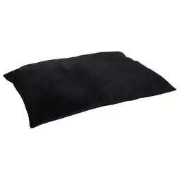 Pets Place Wooff Hondenkussen Velvet - Hondenkussen - 100x70 cm Zwart aanbieding