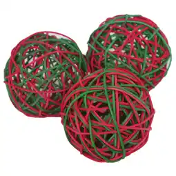 Pets Place Rosewood Naturals Speelballen Rotan - Speelgoed - 8 cm aanbieding