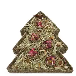 Pets Place Rosewood Naturals Kerstboom Challenge - Knaagdiersnack - 20x23x3.5 cm aanbieding