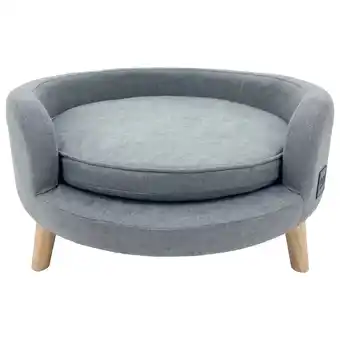 Pets Place Adori Hondensofa Sienna Rond - Hondenbank - Ø 66 cm Grijs aanbieding