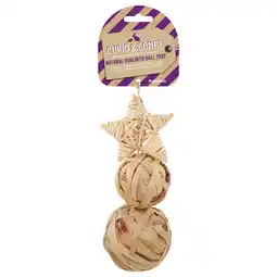 Pets Place Rosewood Knaagspeeltje Trio Of Fun Water Hyacinth - Speelgoed - 8x8x20 cm aanbieding