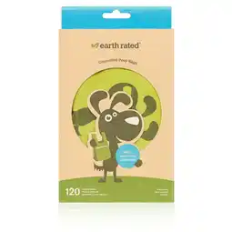 Pets Place Earth Rated Poepzakjes Met Handvat - Hondenpoepzakjes - 17.7x34.2 cm Groen 120 stuks aanbieding