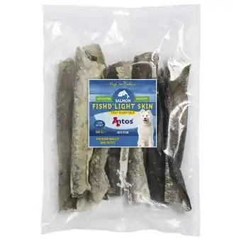 Pets Place Antos Fish D'Light Salmon Skin - Hondensnacks - Zalm 100 g aanbieding