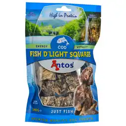 Pets Place Antos Fish D'Light Squared - Hondensnacks - Vis 100 g aanbieding