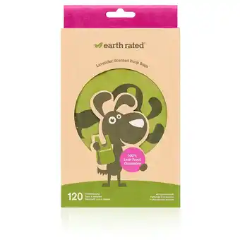 Pets Place Earth Rated Poepzakjes Lavendel Met Handvat - Hondenpoepzakjes - 17.7x34.2 cm Groen 120 stuks aanbieding