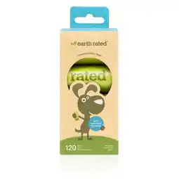 Pets Place Earth Rated Poepzakjes Navulling Box Geurloos - Hondenpoepzakjes - 22.86x33.03 cm Groen 8 rol aanbieding