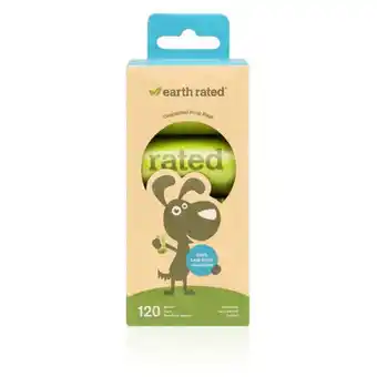 Pets Place Earth Rated Poepzakjes Navulling Box Geurloos - Hondenpoepzakjes - 22.86x33.03 cm Groen 8 rol aanbieding