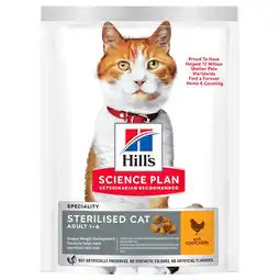 Pets Place Hill's Feline Adult Sterilised Cat Kip - Kattenvoer aanbieding