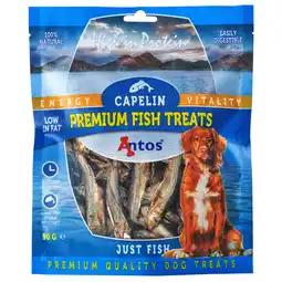Pets Place Antos Capelin - Hondensnacks - Lodde 90 g aanbieding