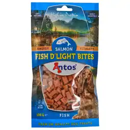 Pets Place Antos Fish D'Light Bites - Hondensnacks - Zalm 100 g aanbieding