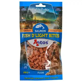 Pets Place Antos Fish D'Light Bites - Hondensnacks - Zalm 100 g aanbieding