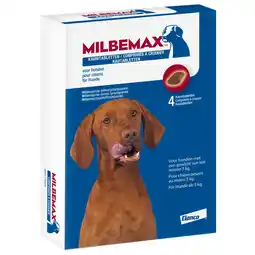 Pets Place Milbemax Milbemax Kauwtablet Hond Vanaf 5kg - Anti wormenmiddel - 28 g 4 stuks Vanaf 5 Kg aanbieding