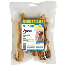 Pets Place Antos Kophuid Schaap - Hondensnacks - Schaap 12 cm 100 g aanbieding