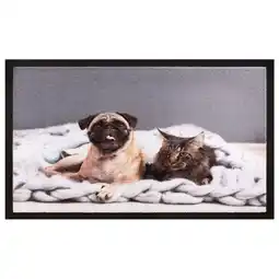 Pets Place Hamat Deurmat Image Cat & Dog - Deurmat - 40x60 cm Multi-Color aanbieding