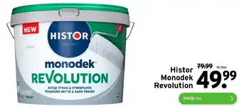 GAMMA Histor monodek Revolution 10L aanbieding