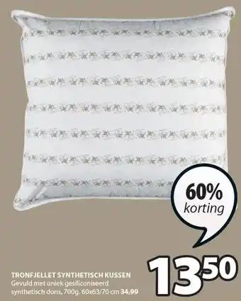 Jysk TRONFJELLET SYNTHETISCH KUSSEN aanbieding