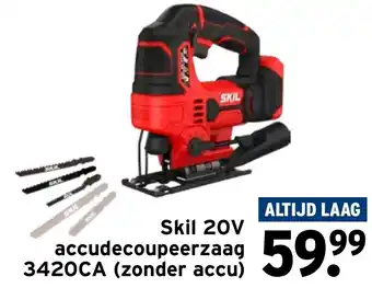 GAMMA Skil 20V accudecoupeerzaag 3420CA (zonder accu) aanbieding